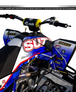 Alternative view of Adhesivos Quad Suzuki LTR 450 Big Suzuki Azul-Rojo