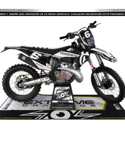 Adhesivos Moto Husqvarna | Basic Blanco