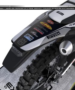 Alternative view of Adhesivos Moto Husqvarna | Basic Blanco