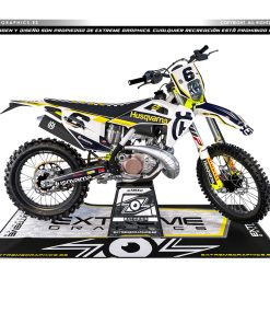 Adhesivos Moto Husqvarna | Basic amarillo