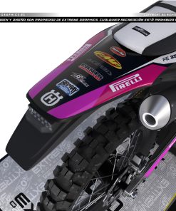 Alternative view of Adhesivos Moto Husqvarna | Basic Rosa