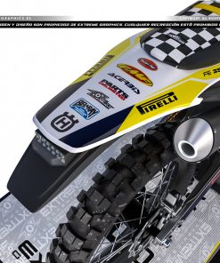 Alternative view of Adhesivos Moto Husqvarna | Basic amarillo