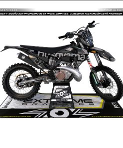 Adhesivos Moto Husqvarna | Big Husky negro gris