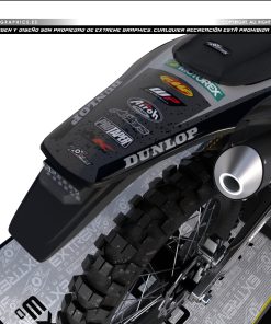 Alternative view of Adhesivos Moto Husqvarna | Big Husky negro gris