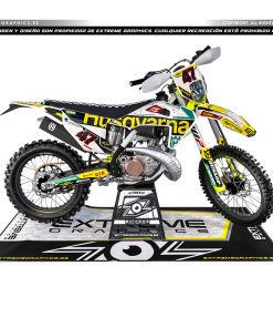 Adhesivos Moto Husqvarna | Big Husky amarillo