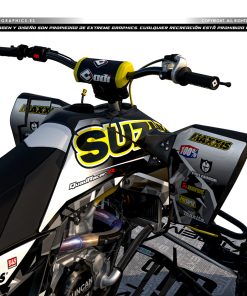Alternative view of Adhesivos Quad Suzuki LTR 450 Big Suzuki Negro