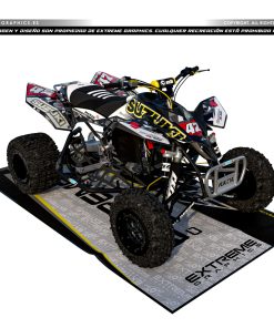 Adhesivos Quad Suzuki LTR 450 Big Suzuki Negro