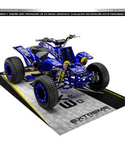 Adhesivos Quad Yamaha Banshee Factory Azul