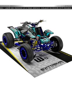 Adhesivos Quad Yamaha Banshee Factory Turquesa