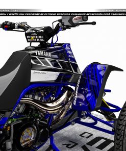 Alternative view of Adhesivos Quad Yamaha Banshee Factory Negro-Azul