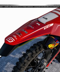 Alternative view of Adhesivos Moto Gas Gas | Basic rojo