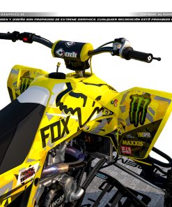 Alternative view of Adhesivos Quad Suzuki LTR 450 Fox Amarillo