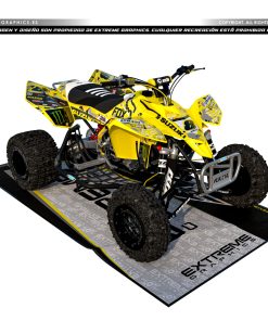 Adhesivos Quad Suzuki LTR 450 Fox Amarillo