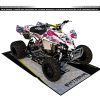 Adhesivos Quad Suzuki LTR 450 Fox Rosa