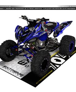 Adhesivos Quad Yamaha Raptor 700 Payaso Azul