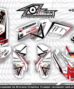 Adhesivos Quad Predator 500 Line Blanco