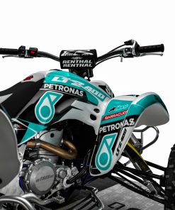 Alternative view of Adhesivos Quad Suzuki LTZ 400 PETRONAS BLANCO