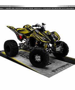 Adhesivos Quad Suzuki LTZ 400 OEM+  -NEGRO Y AMARILLO