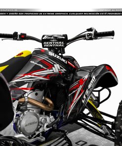 Alternative view of Adhesivos Quad Suzuki LTZ 400 OEM + ROJO