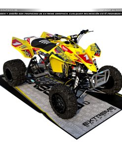 Adhesivos Quad Suzuki LTR 450 Rockstar Amarillo