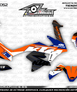 Adhesivos Moto KTM 790 / 890 Adventure/Adventure R Basic Azul Naranja