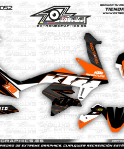 Adhesivos Moto KTM 790 / 890 Adventure/Adventure R Basic Naranja Negro