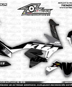 Adhesivos Moto KTM 790 / 890 Adventure/Adventure R Basic Gris Negro