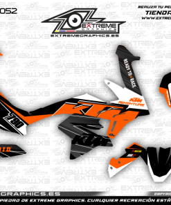 Adhesivos Moto KTM 790 / 890 Adventure/Adventure R Basic Blanco Naranja