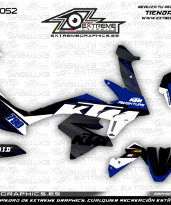 Adhesivos Moto KTM 790 / 890 Adventure/Adventure R Basic Azul Negro