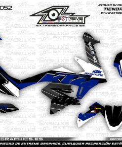 Adhesivos Moto KTM 790 / 890 Adventure/Adventure R Basic Blanco Azul