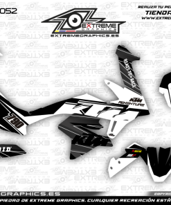 Adhesivos Moto KTM 790 / 890 Adventure/Adventure R Basic Blanco Negro