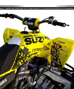Alternative view of Adhesivos Quad Suzuki LTR 450 Broke Amarillo
