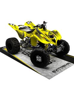 Adhesivos Quad Suzuki LTZ 400 Carbono Amarillo