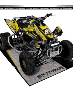 Adhesivos Quad Honda TRX 450 Race Amarillo