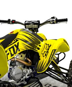 Alternative view of Adhesivos Quad Suzuki LTZ 400 Carbono Amarillo