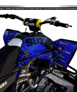 Alternative view of Adhesivos Quad Suzuki LTR 450 Broke Azul