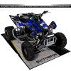 Adhesivos Quad Honda TRX 450 Metal Mulisha Azul Negro