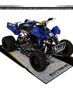 Adhesivos Quad Suzuki LTR 450 Broke Azul