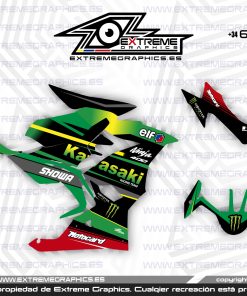 Adhesivos Moto Kawasaki Ninja 400 Verde