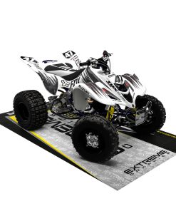 Adhesivos Quad Suzuki LTZ 400 Carbono Blanco