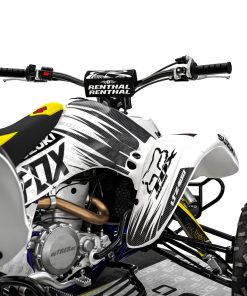 Alternative view of Adhesivos Quad Suzuki LTZ 400 Carbono Blanco