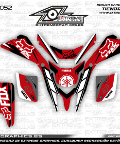 Adhesivos Quad Yamaha Blaster FOX Rojo