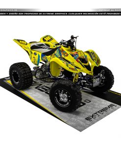 Adhesivos Quad Suzuki LTZ 400 Rossi Amarillo