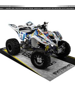 Adhesivos Quad Suzuki LTZ 400 Rossi Blanco