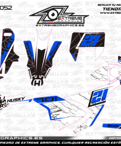 Adhesivos Moto Husqvarna 701 Broke Negro Azul