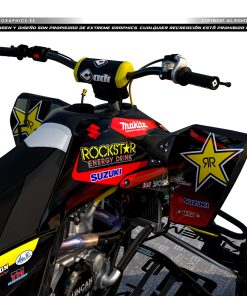 Alternative view of Adhesivos Quad Suzuki LTR 450 Rockstar Negro