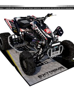 Adhesivos Quad Honda TRX 450 Hetrick Phoenix Negro