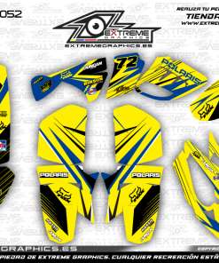 Adhesivos Quad Predator 500 Broke Amarillo