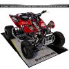 Adhesivos Quad Honda TRX 450 Metal Mulisha Rojo