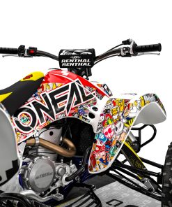Alternative view of Adhesivos Quad Suzuki LTZ 400 Oneal Rojo